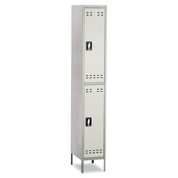 Safco® Double-tier, Three-column Locker, 36w X 18d X 78h, Two-tone Gray freeshipping - TVN Wholesale